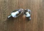 No Ultraviolet Ray Crystal Clear Light Bulbs C35 450lm 4.3w For E12 Candelabra