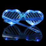 Multi-Color Heart Shaped LED Fashion Sunglasses For Concerts, Party, Night Clubs