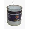 Buy cheap 100% paraffin wax white unscented glass candle sticked by printed label burns from wholesalers