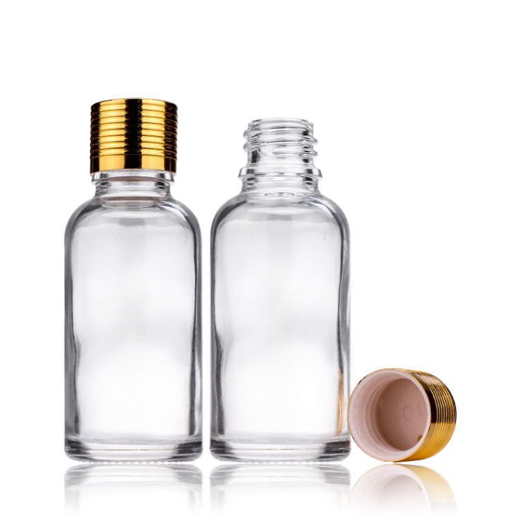 Essential Oil 30ml 1 Oz Clear Glass Dropper Bottles Other Color Customization