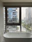 Retractable And Easy Installation Aluminum Frame Sliding Glass Doors