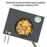 Heat Resistant Silicone Placemat Washable Table Decoration Accessories Type Mats