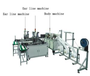 Quality Automatic Non Woven Face Mask Making Machine High Speed 220v Long Service Life wholesale