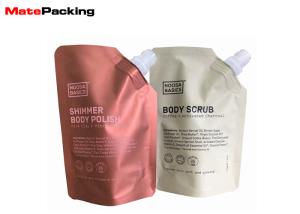 Quality Leak Proof Liquid Spout Bag , Durable Oil Packaging Stand Up Pouch With Spout wholesale