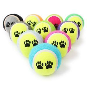 Quality Pet Dog Cat Footprint Pattern Tennis Ball Toys wholesale