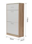 Modern design shoe rack of home livingroom furniture Melamine cover frivolous