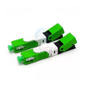 Quality FTTH / Area Network SC Fast Connector , SC APC Fiber Optic Connector wholesale