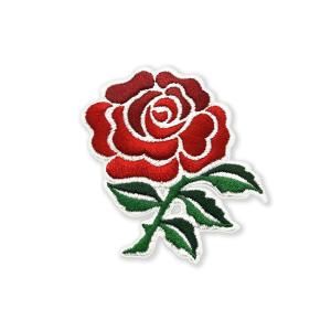 Quality Flower Rose Logo Clothing Embroidered Patches Sew On 3D Applique For Dress​ wholesale