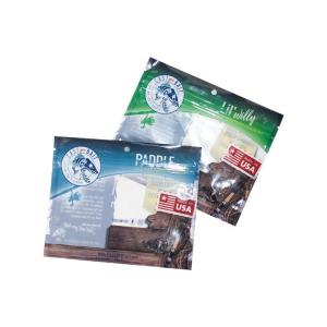 Quality Transparent Fishing Laminated Plastic Worm Bags With Hanger Hole wholesale