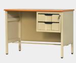 2 Drawers Compact Computer Desk , Multifunctional Metal Office Furniture