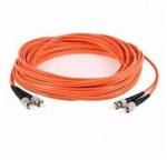Duplex ST to ST 50 / 125 μm LSZH Jacket Fiber Optic Patch Cord for Access