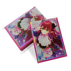 Quality Shining Holographic Card Sleeves PVC Free Deck Protector Sleeves wholesale
