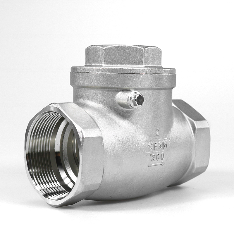 1/2"-4" CF8 Swing Check Non Return Valve Stainless Steel UL Certification