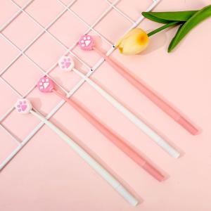 Quality 6 Pcs Cute Cartoon Gel Ink Pens, Shake Gel Pens For Kids And Girl,Kawaii Writing Pens Set For School Party Office Home,Student Gifts(0.5mm,Cat Paw wholesale
