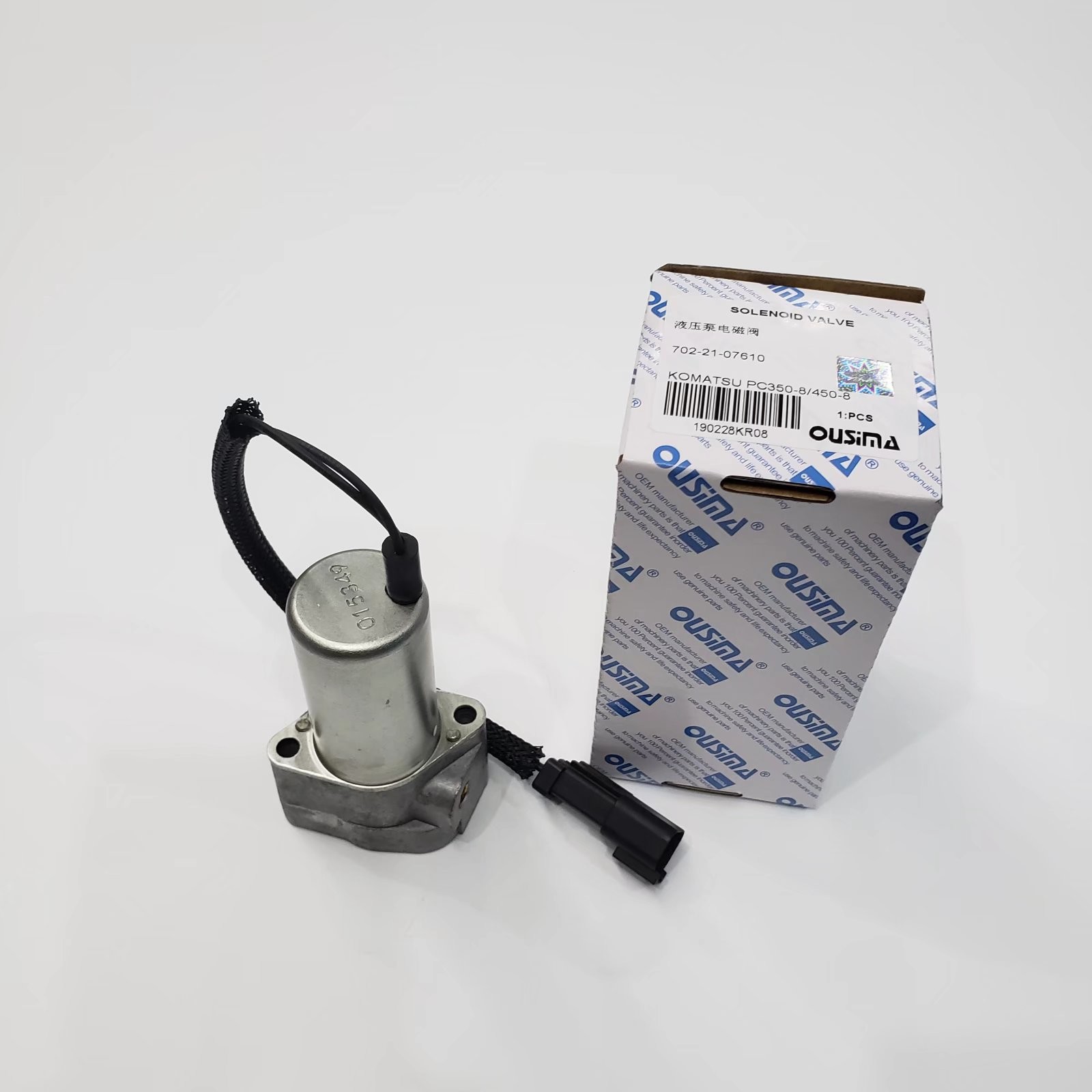 OUSIMA Solenoid Valve 702-21-07610 7022107610 For Komatsu PC350-8 PC150-8 Excavator