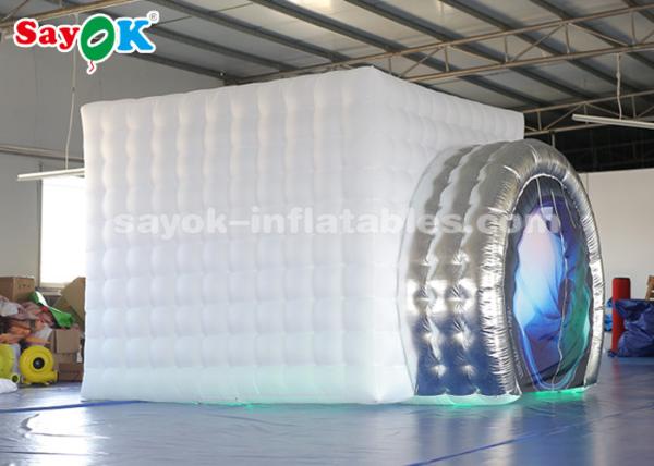Professional Photo Studio Camera Shaped Inflatable Photo Booth External White