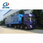 Aluminum Alloy Mobile Stage Trailer 12500*2500*1550mm Hydraulic Trailer