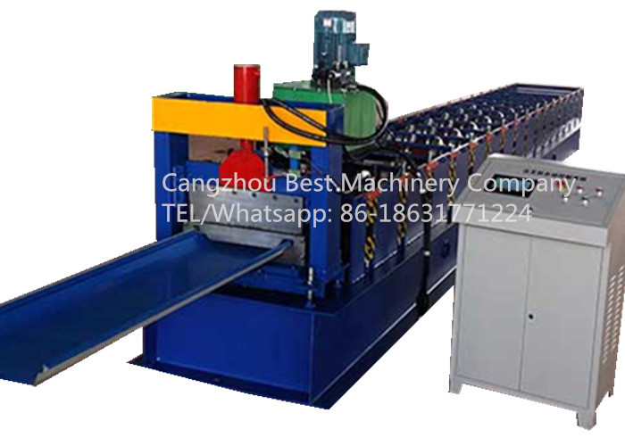 Strip Roofing Sheet 620mm Self Lock Profile Roll Forming Machine With Seaming Machine