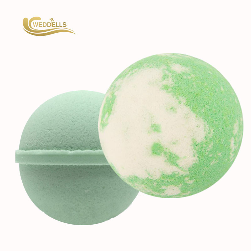 Full Spectrum Custom Made Bath Bombs , CBD Round Bath Bombs With Natural Ingredients
