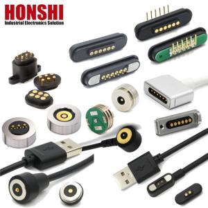 Quality High Current Magnetic Pogo Pin Connector 1A 2A 3A 5A 10A Spring Loaded wholesale