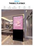 Android Vertical Hotel Digital Signage Advertising Playback 4K Display