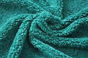 Quality Green 100P Wool Warp Knitted Fabric With Good Longitudinal Stability wholesale