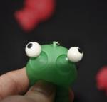 New soft rubber cartoon animal squeez eyes wink keychain keyrings promotion gift