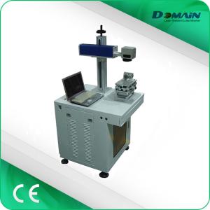 Quality Metal Nameplate Marking Machine , Industrial Laser Marking Equipment Air Cooling wholesale