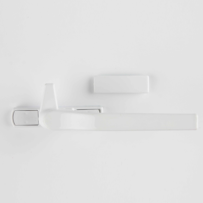 Painting White Color Window Handles Hardware for Aluminium Doors and Windows 124mm