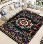 Home Chinese Classical Soft Velvet Mat Living Room Floor Carpets Large Area