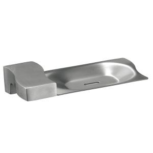Quality Bathroom Toilet Soap Dish Silver Soap Holder Wall Mount Satin Finish Rustproof wholesale