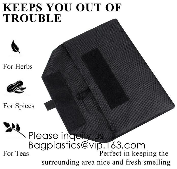 Smell Proof travel Bags to Store Herbs & Consumable Goods and Keep Them Fresh for Months,Carbon Lined Smell Proof Bags C