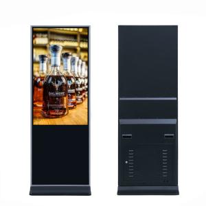 China VETO 43 49 55 Inch Floor Standing LCD Display Digital Signage 4K Capacitive Indoor Advertising Touch Screen on sale