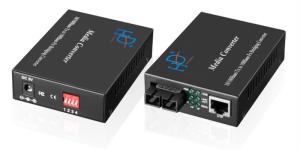 Quality Single Mode Fiber Ethernet Media Converter 10/100Mbps Power Consumption wholesale
