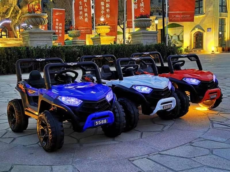 Unisex Ride On 12v Electric Off-Road Car with Music and Light G.W. N.W 14KGS/12KGS