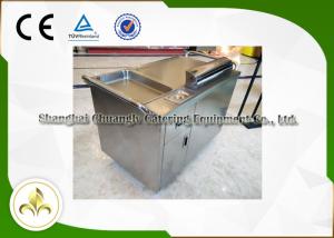 Quality S/S Barbeque Mobile Teppanyaki Grill Outdoor Flat Top Griddle High Efficiency wholesale
