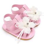 New designed Sandals Anti-slip Flower Wedding party Princess Toddlers Baby shoes