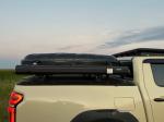 High- 4WD Black Powder Coating Aluminum Road Shower for Camping OEM Service