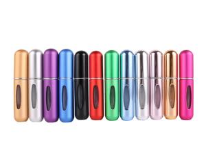 Quality Aluminum Travel Size Perfume Container Exquisite Various Colors wholesale