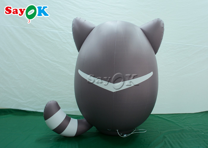 Customized Pvc Lovely Realistic Inflatable Raccoon Model