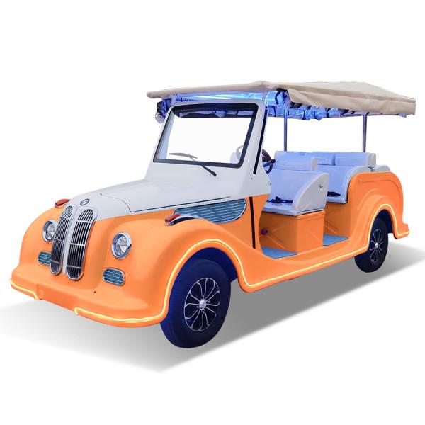 2024 NEW STYLE Classic Car 60v100ah 4KW Battery Powered Old Retro Golf Cart