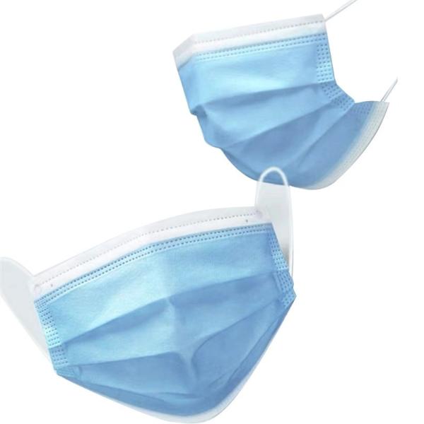PP Non Woven Melt - Woven 3ply Disposable Dust Protective Face Mask Ce FDA