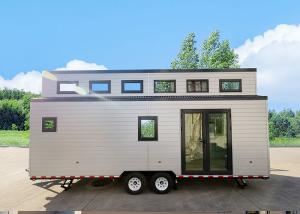 Quality AS/NZS Standard Prefab Light Steel Prefab Tiny House Featuring Metal PU Sandwich Panel Wall And Trailer wholesale