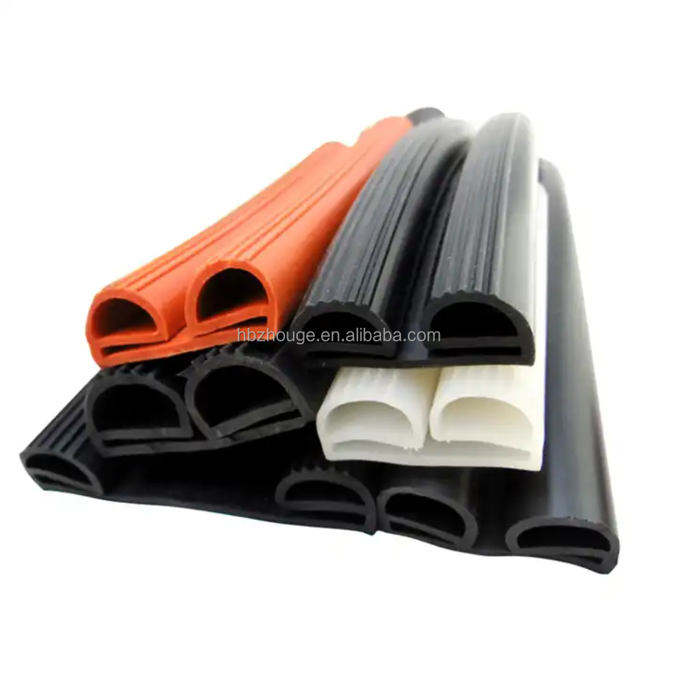 65±5 Hardness Rubber Profile for Car Window ISO9001 2015 Certified and Customizable