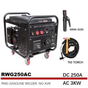 Quality 250 Amp Arc Welding Generators Medium Frequency 25L Petrol Tank wholesale