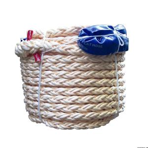 Quality High Strength PP Dan 8 Braids Marine Dock Rope Marine Ship Supply 165℃ Melting Point wholesale