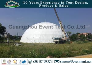 Quality 35 Meter Diameter Heavy Duty Outdoor Canopy , Lightweight Geodesic Tent For Big Event wholesale