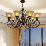 Vintage Loft Chandelier European Fashion Wrought Iron Lighting(WH-CI-145)