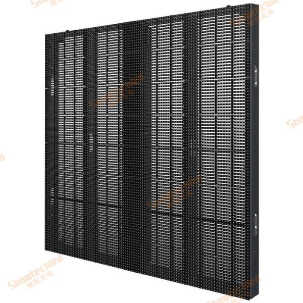 9216dots/M2 LED Curtain Display Mall Advertising Grille Mesh Waterproof Outdoor
