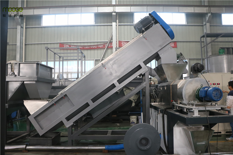 HDPE Plastic Film Recycling Line Agricultural 3000kg/H PE Granulator